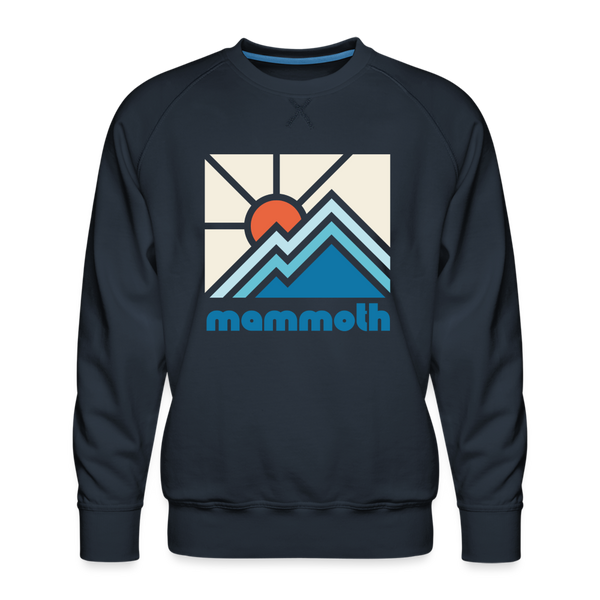 Premium Mammoth, California Sweatshirt - Min Mountain - navy