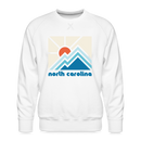 North Carolina Sweatshirt - Min Mountain - white