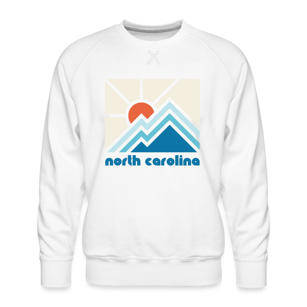 North Carolina Sweatshirt - Min Mountain - white