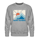 North Carolina Sweatshirt - Min Mountain - heather grey