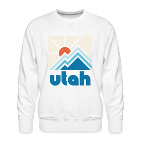 Utah Sweatshirt - Min Mountain - white