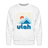 Utah Sweatshirt - Min Mountain - white
