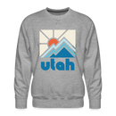 Utah Sweatshirt - Min Mountain - heather grey
