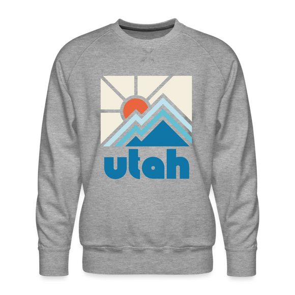 Utah Sweatshirt - Min Mountain - heather grey