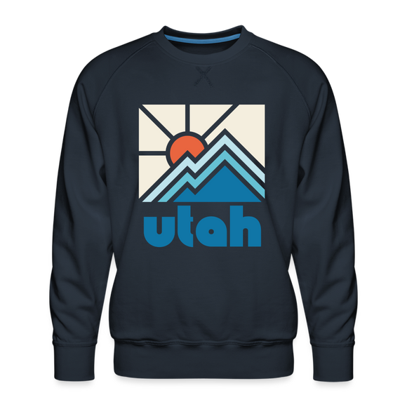 Utah Sweatshirt - Min Mountain - navy