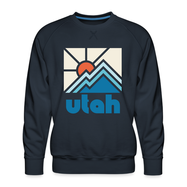 Utah Sweatshirt - Min Mountain - navy