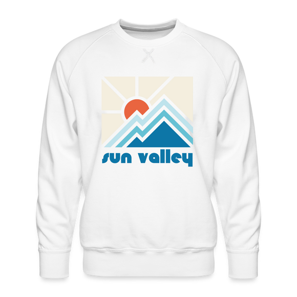 Premium Sun Valley, Idaho Sweatshirt - Min Mountain - white