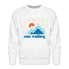 Premium Sun Valley, Idaho Sweatshirt - Min Mountain - white