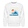 Vermont Sweatshirt - Min Mountain - white