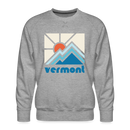 Vermont Sweatshirt - Min Mountain - heather grey
