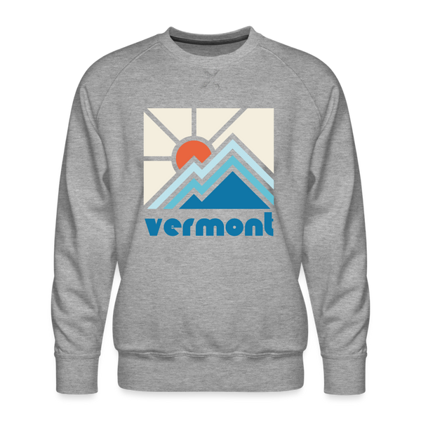 Vermont Sweatshirt - Min Mountain - heather grey