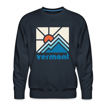Vermont Sweatshirt - Min Mountain - navy