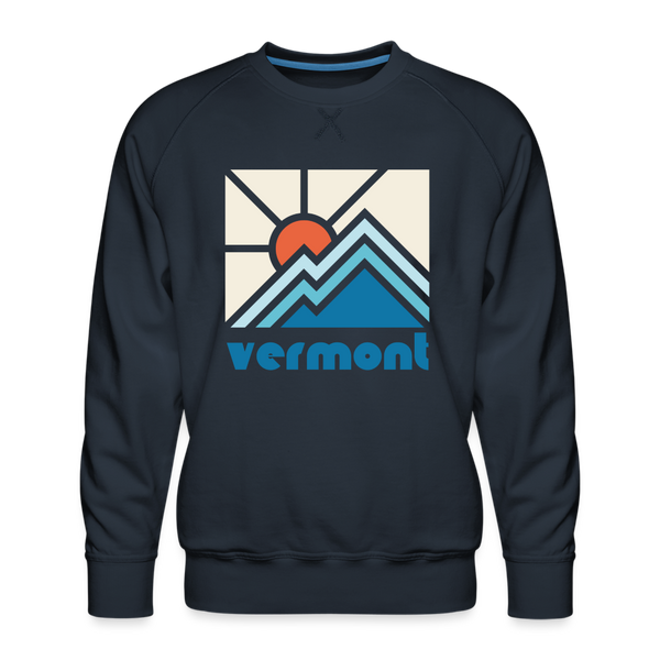 Vermont Sweatshirt - Min Mountain - navy