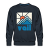Premium Vail, Colorado Sweatshirt - Min Mountain - navy