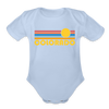 Colorado Baby Bodysuit Retro Sun - sky