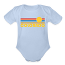 Colorado Baby Bodysuit Retro Sun - sky