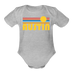 Austin, Texas Baby Bodysuit Retro Sun - heather grey