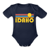 Idaho Baby Bodysuit Retro Sun - dark navy