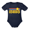 Idaho Baby Bodysuit Retro Sun - dark navy