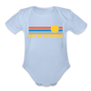 Lake of the Ozarks, Missouri Baby Bodysuit Retro Sun - sky