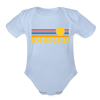 Los Angeles, California Baby Bodysuit Retro Sun