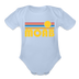 Moab, Utah Baby Bodysuit Retro Sun - sky