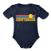 North Carolina Baby Bodysuit Retro Sun - dark navy
