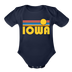 Iowa Baby Bodysuit Retro Sun - dark navy
