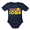 Iowa Baby Bodysuit Retro Sun - dark navy