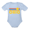 Ohio Baby Bodysuit Retro Sun - sky