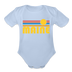 Maine Baby Bodysuit Retro Sun - sky