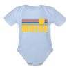 Maine Baby Bodysuit Retro Sun - sky