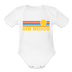 New Mexico Baby Bodysuit Retro Sun - white