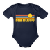 New Mexico Baby Bodysuit Retro Sun - dark navy