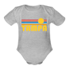 Tampa, Florida Baby Bodysuit Retro Sun