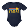 Tampa, Florida Baby Bodysuit Retro Sun