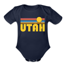 Utah Baby Bodysuit Retro Sun - dark navy