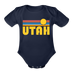 Utah Baby Bodysuit Retro Sun - dark navy
