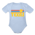 Texas Baby Bodysuit Retro Sun - sky