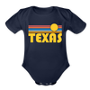 Texas Baby Bodysuit Retro Sun - dark navy