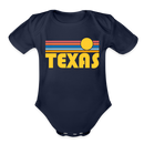 Texas Baby Bodysuit Retro Sun - dark navy