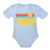 Vail, Colorado Baby Bodysuit Retro Sun - sky