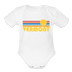 Vermont Baby Bodysuit Retro Sun - white