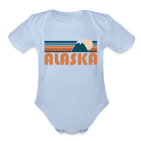 Alaska Baby Bodysuit Retro Mountain