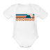 Colorado Baby Bodysuit Retro Mountain - white