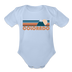 Colorado Baby Bodysuit Retro Mountain - sky