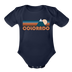 Colorado Baby Bodysuit Retro Mountain - dark navy