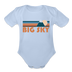 Big Sky, Montana Baby Bodysuit Retro Mountain - sky