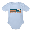 Beaver Creek, Colorado Baby Bodysuit Retro Mountain - sky