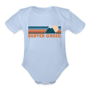 Beaver Creek, Colorado Baby Bodysuit Retro Mountain - sky